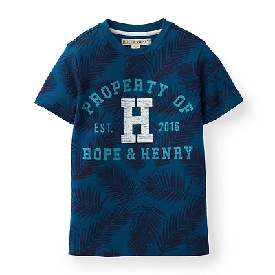 Hope & Henry Boys Short Sleeve Graphic Tee