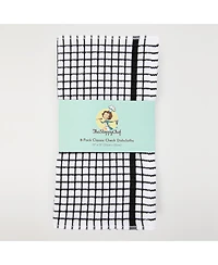 Sloppy Chef Classic Checkered Dishcloths (Pack of 8), 100% Cotton. Color Options, 13x13 in.