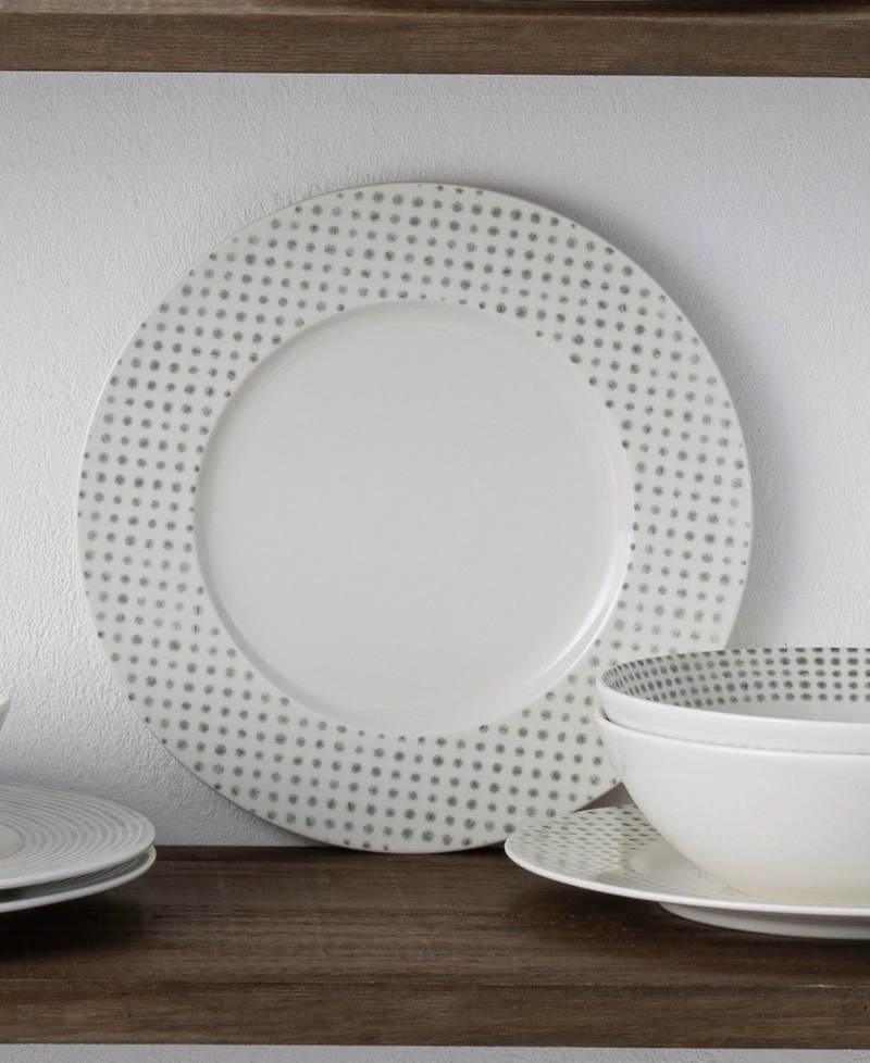 Noritake Hammock "Dots" Rim Salad Plates, Set of 4