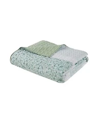 Madison Park Caralie Seersucker 4 Piece Quilt Sets