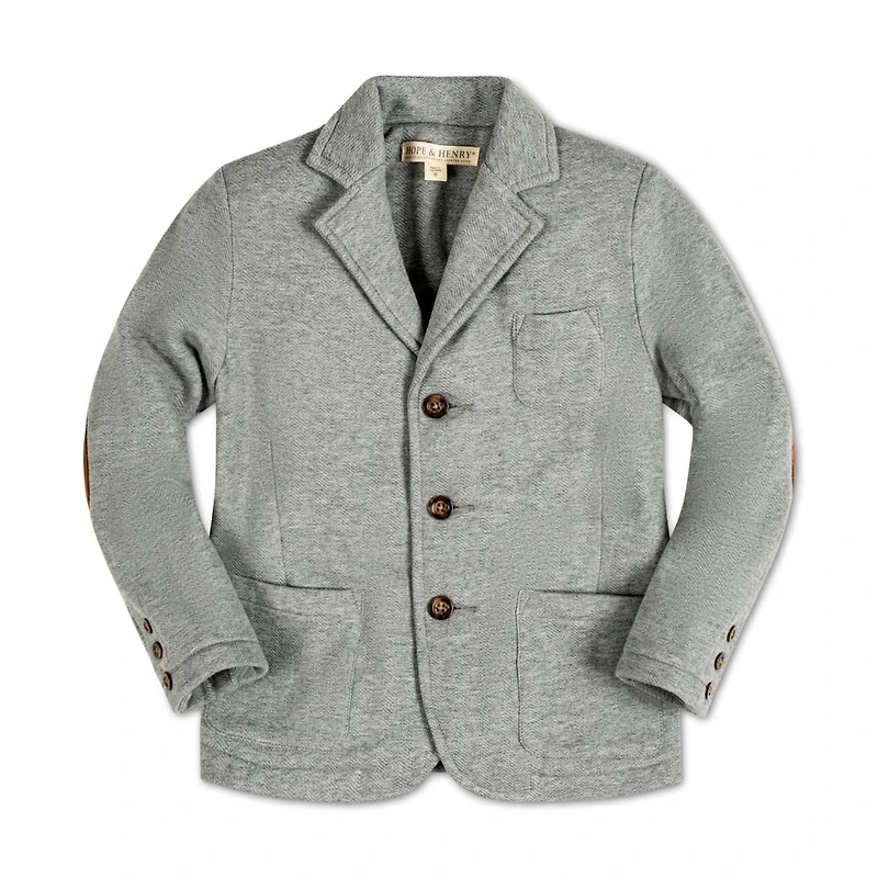Hope & Henry Baby Boys Fleece Suit Blazer