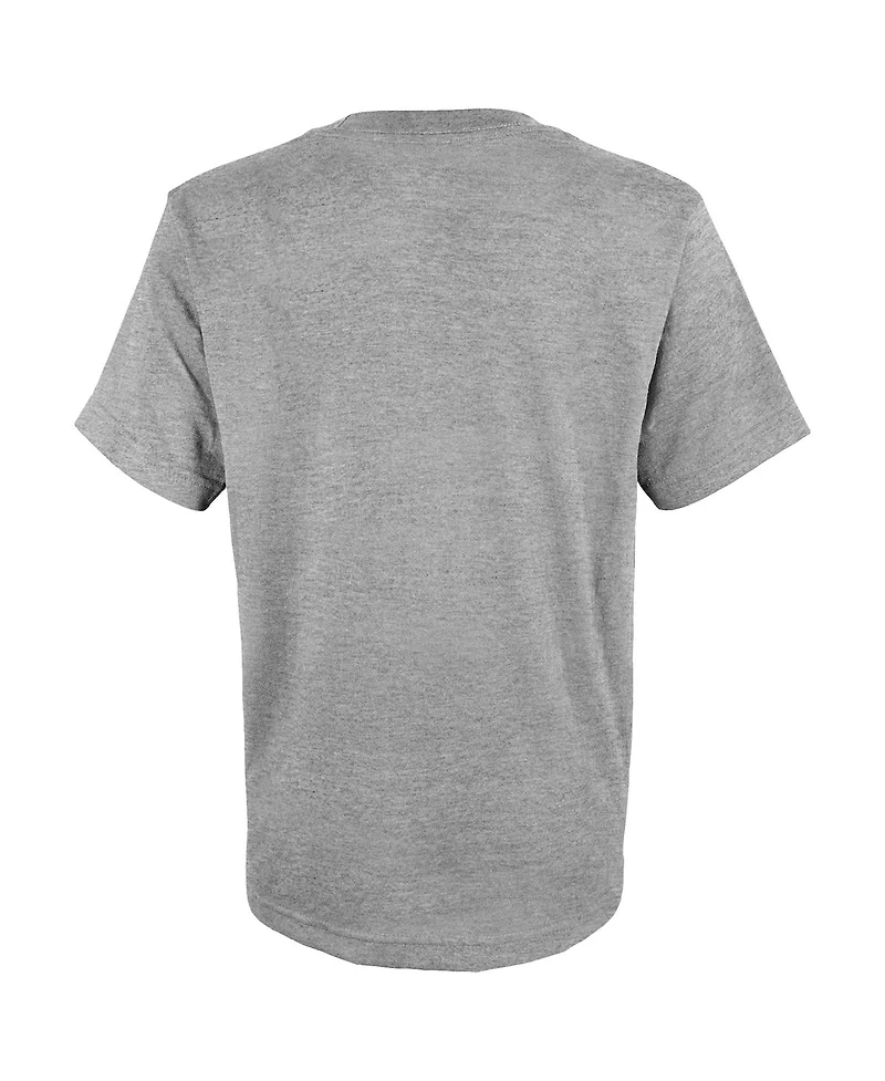 Big Boys Fanatics Heather Gray Vegas Golden Knights 2023 Stanley Cup Champions Locker Room T-shirt