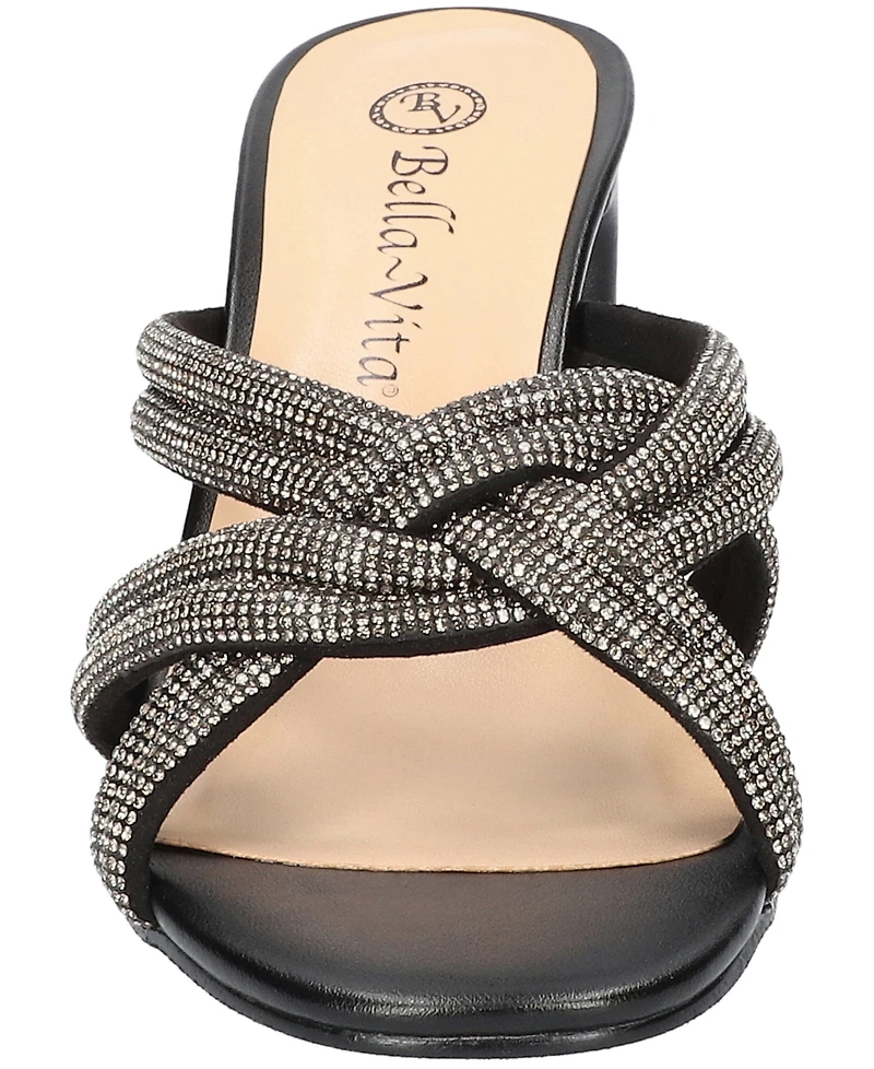 Bella Vita Women's Carmen Heeled Slip On Sandals
