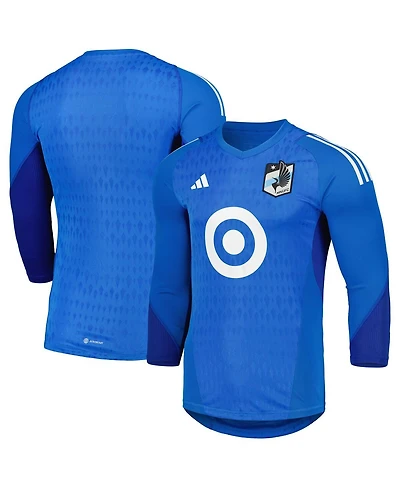 Men's adidas Blue Minnesota United Fc 2023 Goalkeeper Long Sleeve Replica Jersey