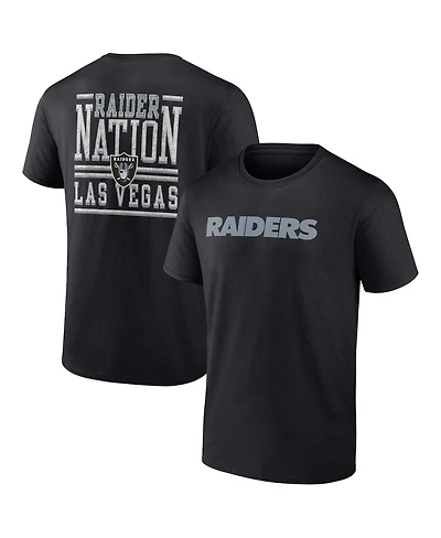 Men's Fanatics Black Las Vegas Raiders Home Field Advantage T-shirt