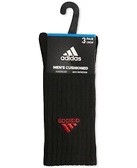 adidas Men's 3-pk. Classic Cushioned Logo Crew Socks