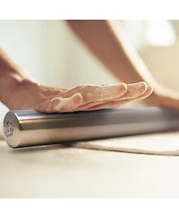 Zulay Kitchen Lightweight Stainless Steel French Rolling Pin