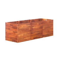 Garden Raised Bed Acacia Wood 59.1"x19.7"x19.7"