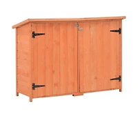 vidaXL Garden Storage Shed 50.4"x16.5"x35.8" Wood