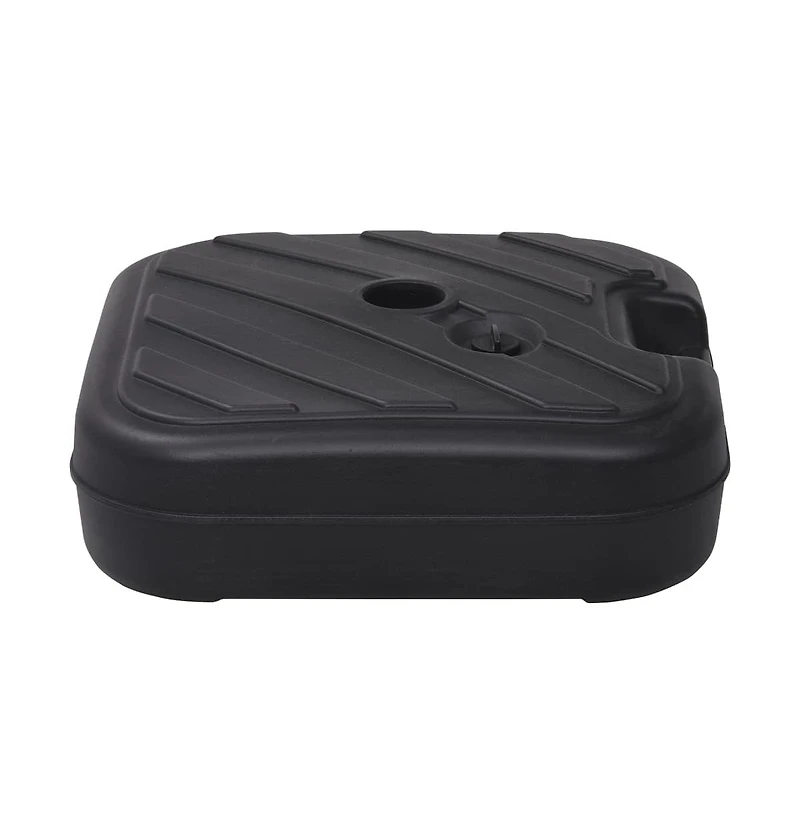vidaXL Umbrella Base Sand/Water Filled 6.3 gal Black