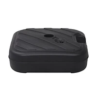 vidaXL Umbrella Base Sand/Water Filled 6.3 gal Black