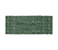 Balcony Screen with Dark Green Leaves 157.5"x59.1"