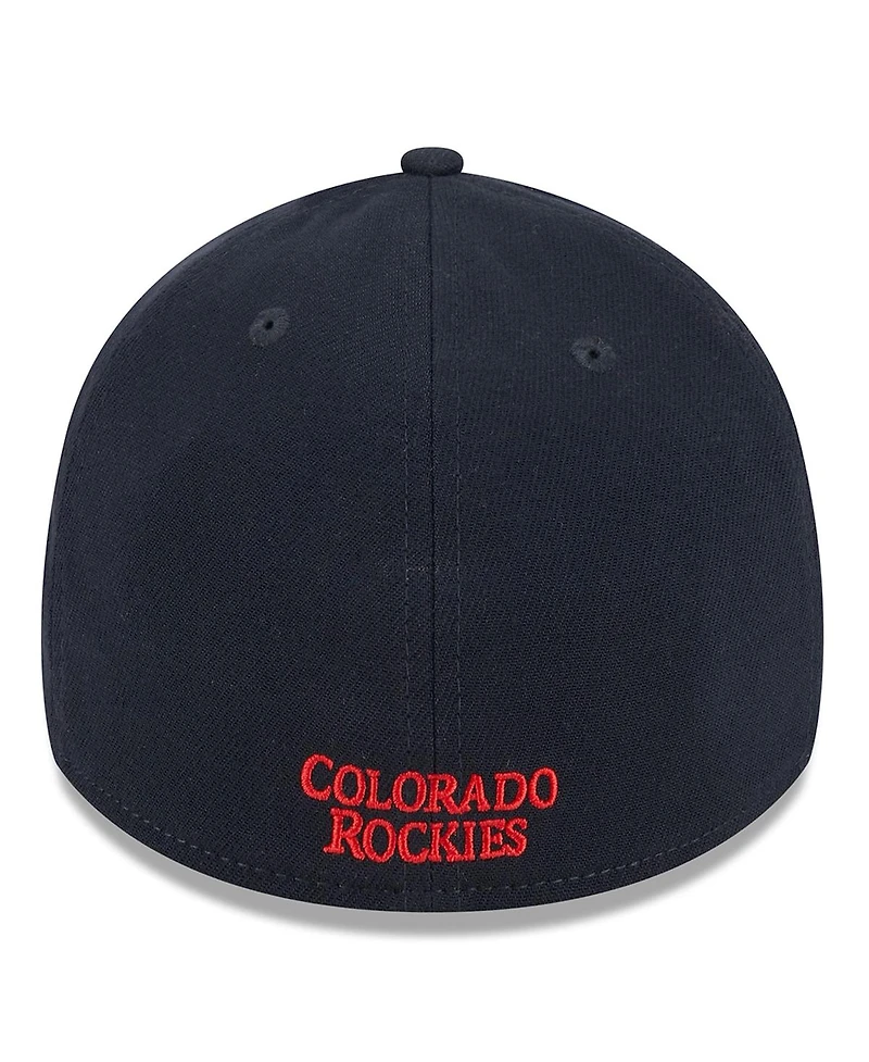 Men's New Era Navy Colorado Rockies 2023 Fourth of July 39THIRTY Flex Fit Hat