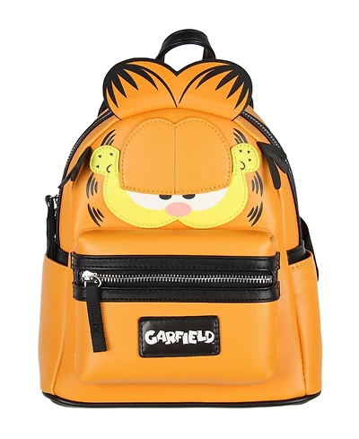 Nickelodeon Classic Comic Character Face Garfield Zippered Mini Backpack Bag