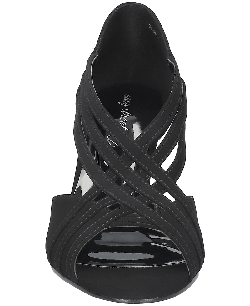 Easy Street Women's Oceana Peep Toe Pumps