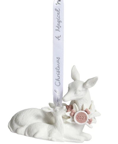 Wedgwood Christmas Baby's First Ornament 2023 - Pink