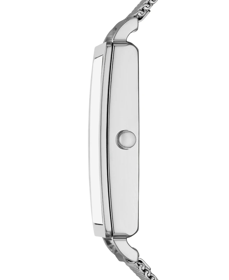 Skagen Women's Hagen Quartz Three Hand Silver-Tone Stainless Steel Watch, 22mm