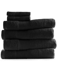 6-Piece Luxury Bath Towel Set - 700 Gsm 100% Combed Cotton, Soft & Absorbent