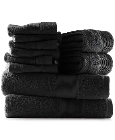 Luxury Soft 10-Piece Towel Set – 600 Gsm 100% Combed Cotton | 2 Bath Towels, Hand Towels & 6 Washcloths
