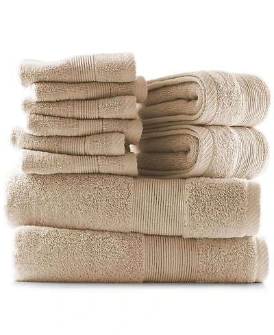 Luxury Soft 10-Piece Towel Set – 600 Gsm 100% Combed Cotton | 2 Bath Towels, Hand Towels & 6 Washcloths