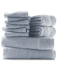 Luxury Soft 10-Piece Towel Set – 600 Gsm 100% Combed Cotton | 2 Bath Towels, Hand Towels & 6 Washcloths