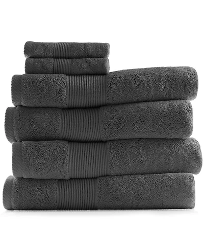 6-Piece Luxury Bath Towel Set - 700 Gsm 100% Combed Cotton, Soft & Absorbent