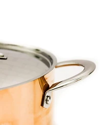 BergHOFF Vintage-Like Tri-Ply 5 Piece Mid Size Polished Copper Cookware Set