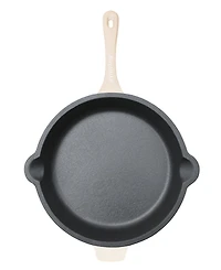 BergHOFF Neo 3pc Cast Iron Cookware Set, Fry Pan & Round Dutch Oven