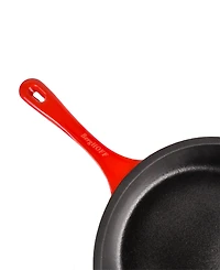 BergHOFF Neo 4pc Cast Iron Cookware Set, Grill Pan, Fry Pan & Oval Dutch Oven