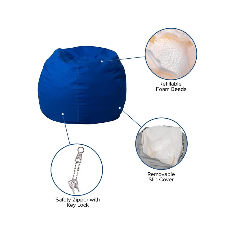Small Bean Bag Chair For Kids And Teens