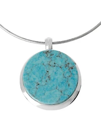 Robert Lee Morris Soho Turquoise Pendant Wire Necklace