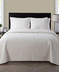 Vcny Home Caroline Embossed Quilt Sets
