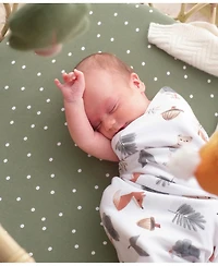 Living Textiles Baby Boys or Baby Girls Printed Swaddle Blankets, Pack of 2