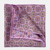Elizabetta Men's Rimini - Large Silk Pocket Square for Men