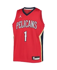 Jordan New Orleans Pelicans Big Boys and Girls Statement Swingman 2 Jersey - Zion Williamson