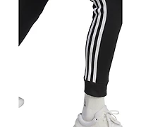 adidas Women's 3-Stripe Cotton Fleece Sweatpant Jogger