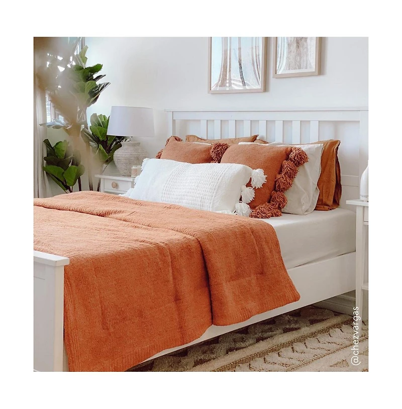Sunday Citizen Braided Pom Decorative Pillow, 14" x 36"