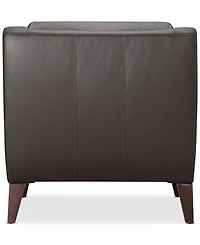 Closeout! Collyn 34" Modern Leather Chair, Created for Macy's