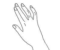 Bling Jewelry Geometric Style Cz Accent Statement Brushed Hammered Matte Finish Open Band Fashion Ring