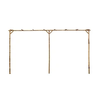 vidaXL Pergola Bamboo 151.6"x15.7"x80.7"