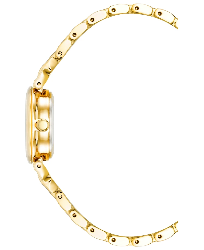Anne Klein Women's Quartz Gold-Tone Alloy Watch 24mm Set