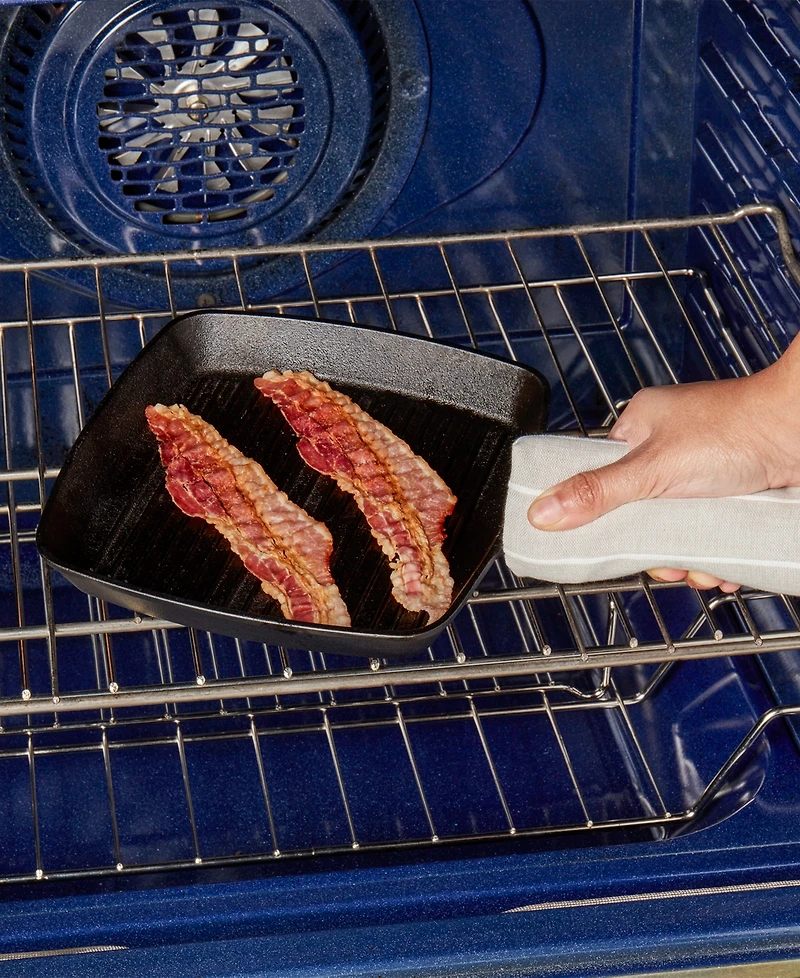 Smith and Clark Cast Iron 8" Square Grill Pan