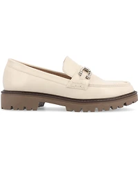 Journee Collection Women's Jessamey Lug Sole Round Toe Loafers