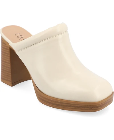 Journee Collection Women's Izara Platform Mules
