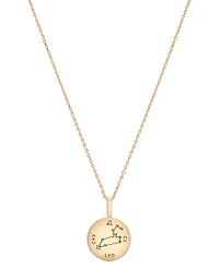 Audrey by Aurate Diamond Zodiac Reversible Pendant Necklace (1/10 ct. t.w.) in Gold Vermeil, Exclusively at Macy's