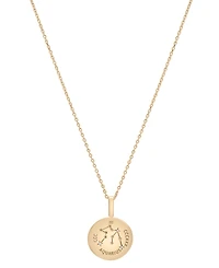 Audrey by Aurate Diamond Zodiac Reversible Pendant Necklace (1/10 ct. t.w.) Gold Vermeil, Exclusively at Macy's