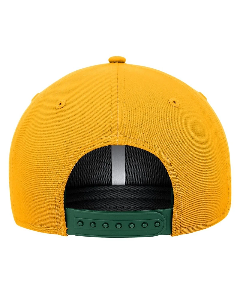Men's Nike Green, Gold Oakland Athletics Classic99 Colorblock Performance Snapback Hat