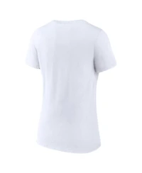 Women's Fanatics White Auburn Tigers Evergreen Campus V-Neck T-shirt