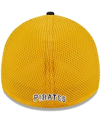 Men's New Era Black Pittsburgh Pirates Team Neo 39THIRTY Flex Hat