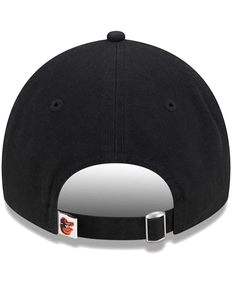 Little Boys and Girls New Era Black Baltimore Orioles Team 9TWENTY Adjustable Hat